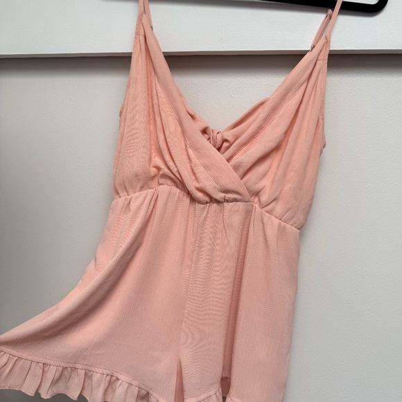 Alythea Peach Romper - Picture 3 of 7
